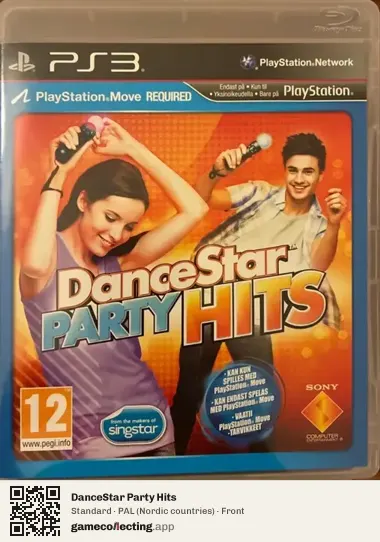 DanceStar Party Hits PlayStation 3, Nordic countries box front