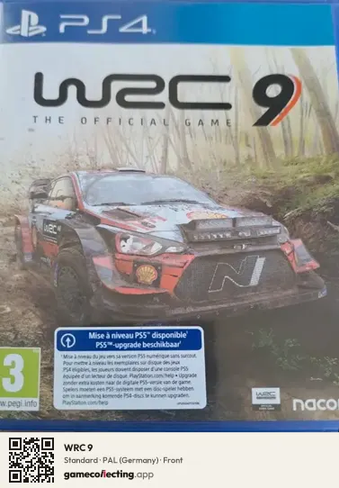 WRC 9 PlayStation 4, Germany box front