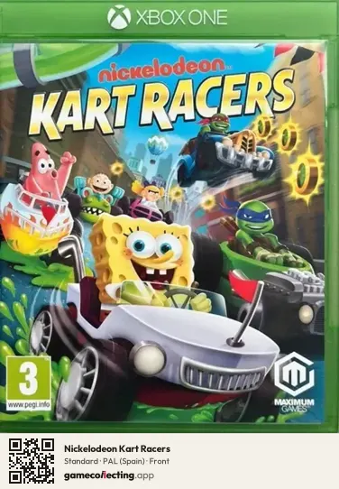 Nickelodeon Kart Racers Xbox One, Spain box front
