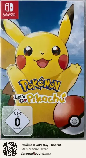 Pokémon: Let's Go, Pikachu! Nintendo Switch, Germany box front