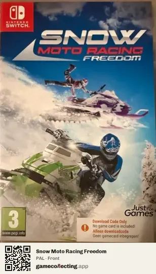 Snow Moto Racing Freedom Nintendo Switch, PAL box front