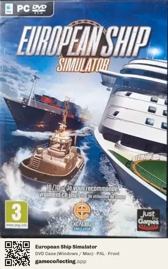 European Ship Simulator Computer, PAL box front