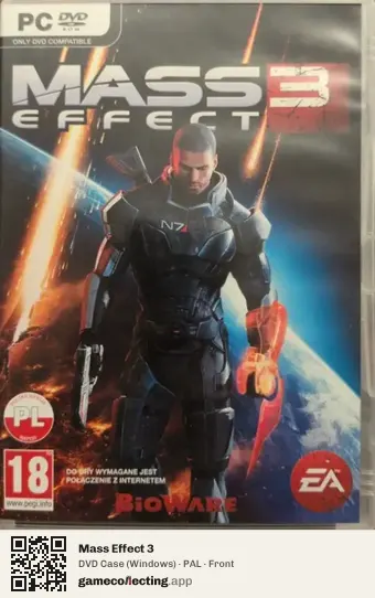 Mass Effect 3 Computer, PAL box front