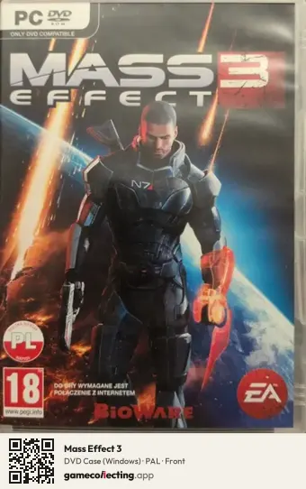 Mass Effect 3 Computer, PAL box front
