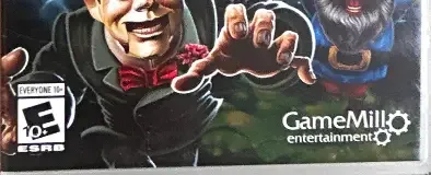 Goosebumps: The Game, the ESRB box on its front