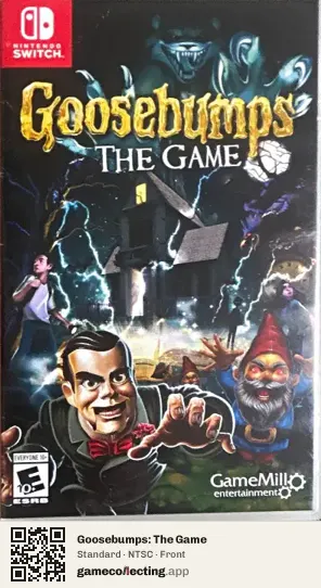 Goosebumps: The Game Nintendo Switch, NTSC box front