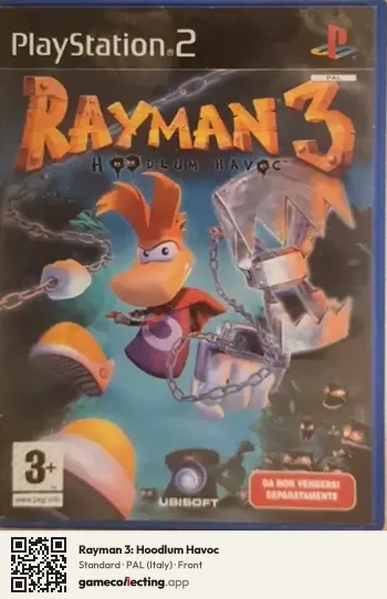 Rayman 3: Hoodlum Havoc PlayStation 2, Italy box front