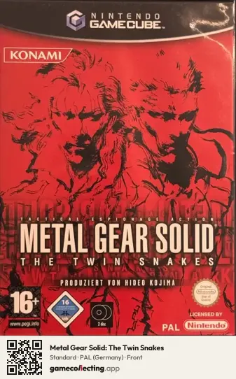 Metal Gear Solid: The Twin Snakes Nintendo GameCube, Germany box front