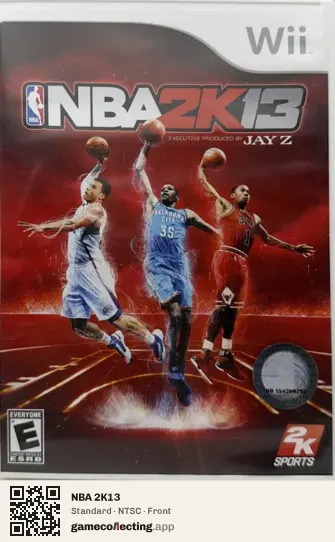 NBA 2K13 Nintendo Wii, NTSC box front