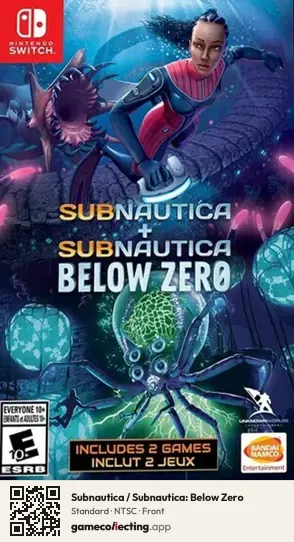 Subnautica / Subnautica: Below Zero Nintendo Switch, NTSC box front