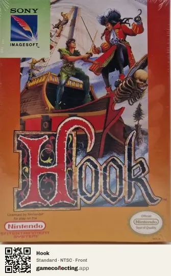 Hook Nintendo Entertainment System, NTSC box front