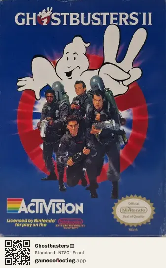 Ghostbusters II Nintendo Entertainment System, NTSC box front