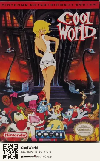 Cool World Nintendo Entertainment System, NTSC box front