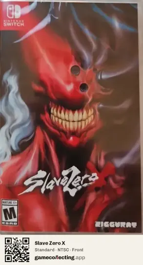 Slave Zero X Nintendo Switch, NTSC box front