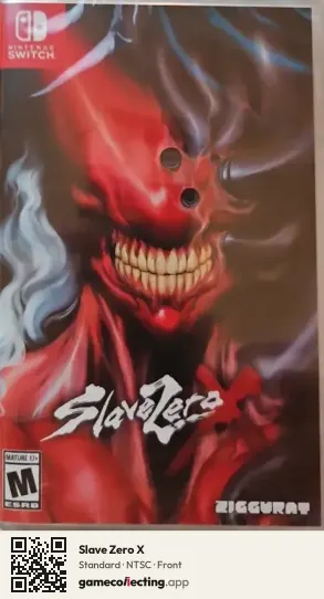 Slave Zero X Nintendo Switch, NTSC box front