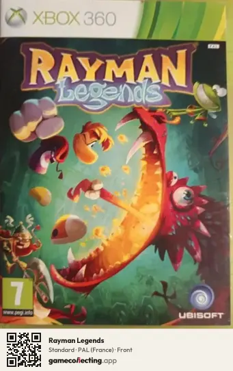 Rayman Legends Xbox 360, France box front