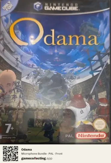 Odama Nintendo GameCube, PAL box front