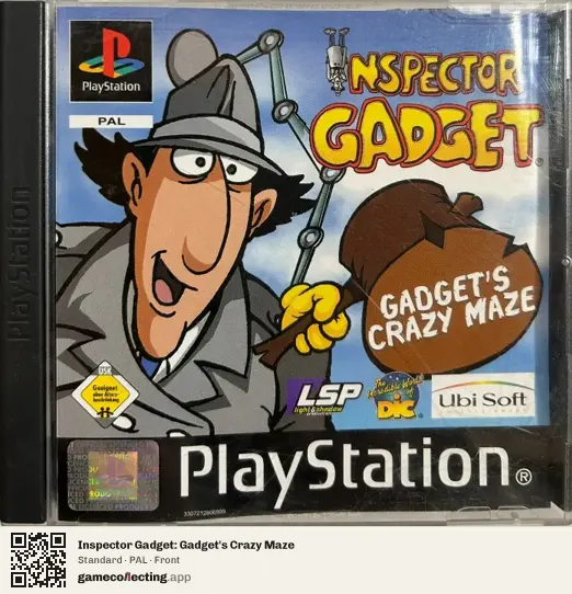Inspector Gadget: Gadget's Crazy Maze PlayStation, PAL box front