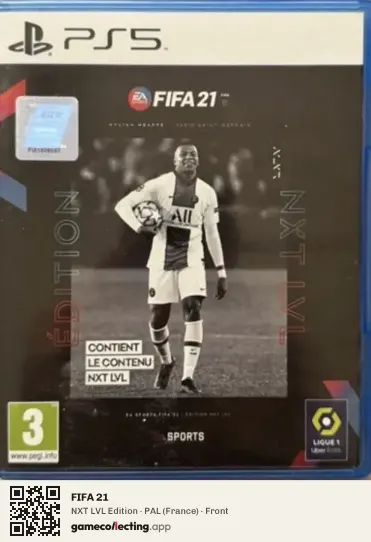 FIFA 21 PlayStation 5, France box front