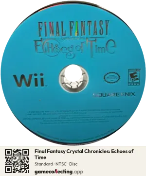 Final Fantasy Crystal Chronicles: Echoes of Time Nintendo Wii, NTSC disc