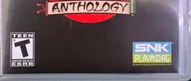 Samurai Shodown Anthology, the ESRB box on its front