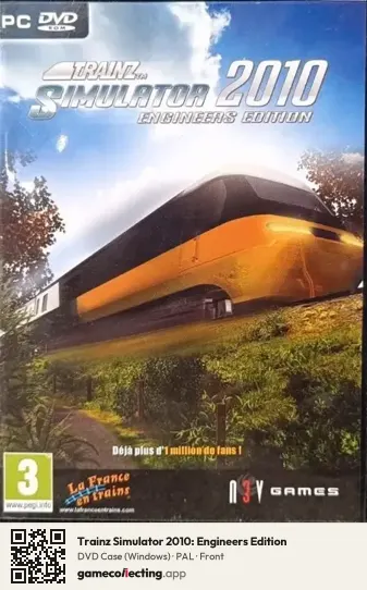 Trainz Simulator 2010: Engineers Edition Computer, PAL box front