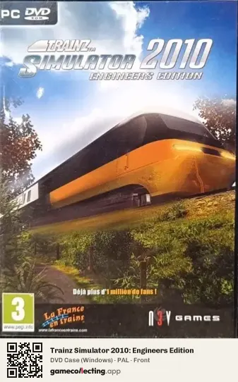Trainz Simulator 2010: Engineers Edition Computer, PAL box front