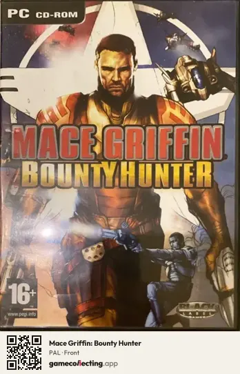Mace Griffin: Bounty Hunter Computer, PAL box front