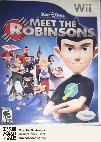Meet the Robinsons Nintendo Wii, NTSC box front