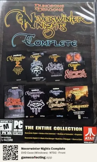 Neverwinter Nights Complete Computer, NTSC box front