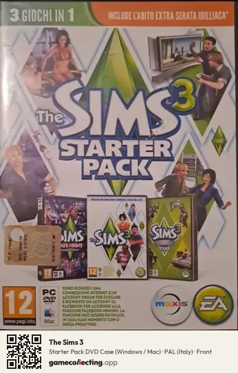 The Sims 3 Computer, Italy box front