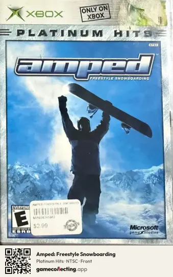 Amped: Freestyle Snowboarding Xbox, NTSC box front