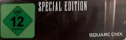 Final Fantasy XV, the USK square on its front