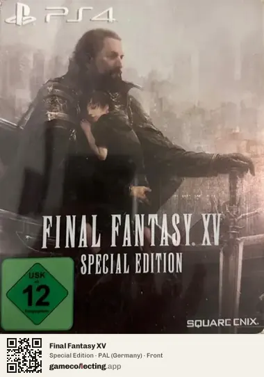 Final Fantasy XV PlayStation 4, Germany box front