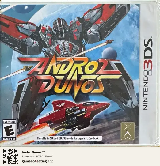 Andro Dunos II Nintendo 3DS, NTSC box front