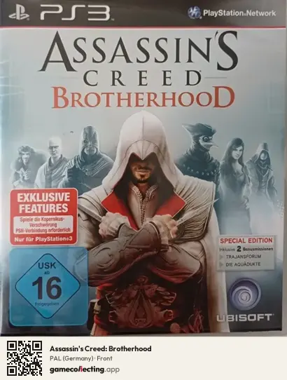 Assassin's Creed: Brotherhood PlayStation 3, Germany box front