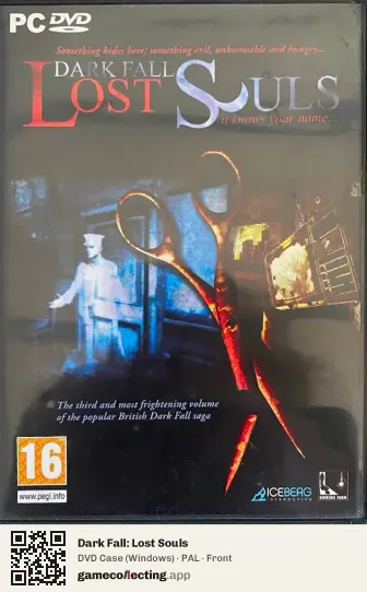 Dark Fall: Lost Souls Computer, PAL box front