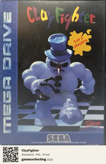 ClayFighter Sega Mega Drive / Genesis, PAL box front
