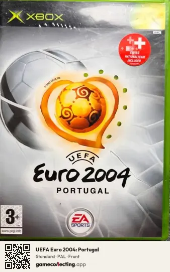 UEFA Euro 2004: Portugal Xbox, PAL box front