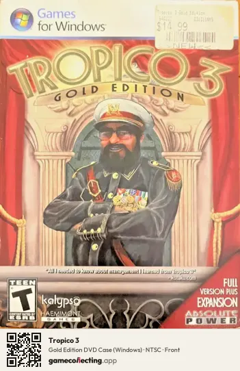 Tropico 3 Computer, NTSC box front