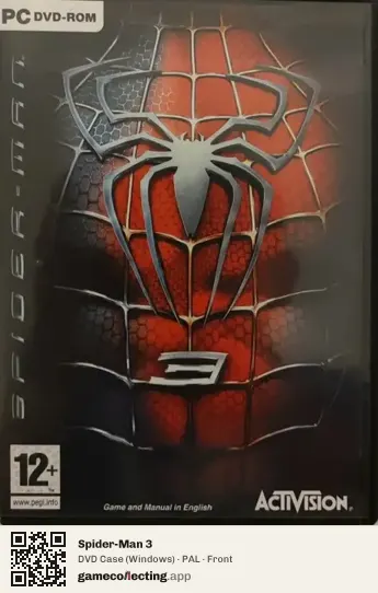 Spider-Man 3 Computer, PAL box front