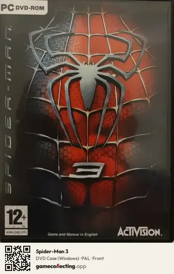 Spider-Man 3 Computer, PAL box front