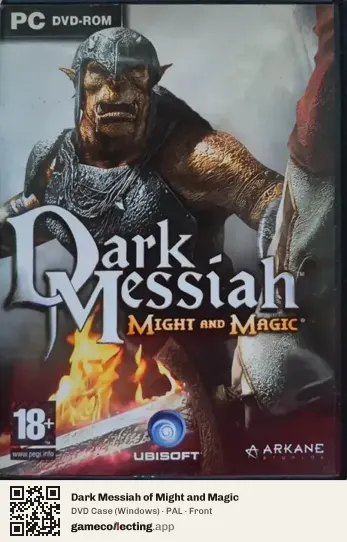 Dark Messiah of Might and Magic Computer, PAL box front