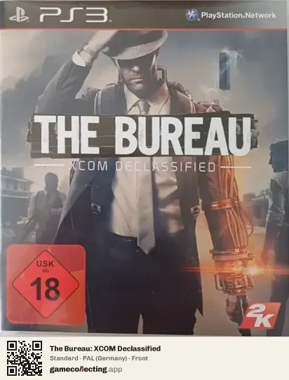 The Bureau: XCOM Declassified PlayStation 3, Germany box front