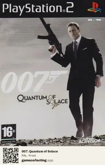 007: Quantum of Solace PlayStation 2, PAL box front