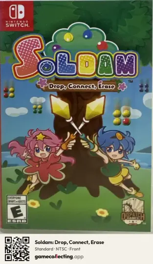 Soldam: Drop, Connect, Erase Nintendo Switch, NTSC box front