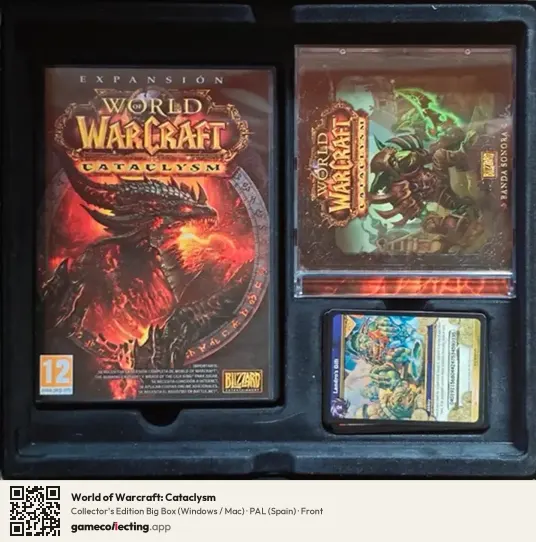 World of Warcraft: Cataclysm Computer, Spain box front