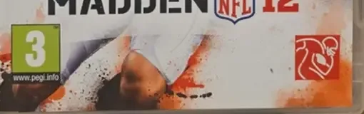Madden NFL 12, the USK square on its front