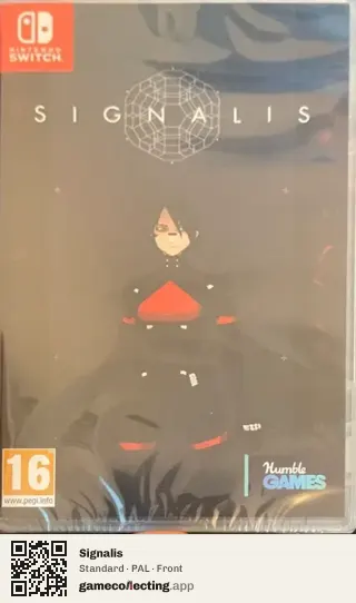 Signalis Nintendo Switch, PAL box front