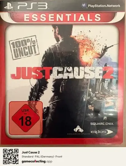 Just Cause 2 PlayStation 3, Germany box front